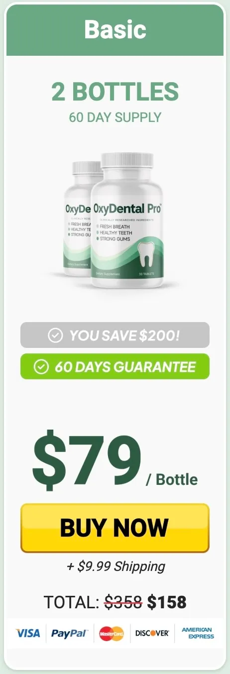 OxyDental Pro 2 bottle